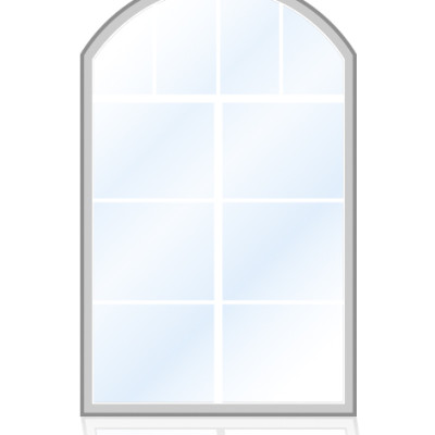 Veka-Fenster-Stichbogenfenster-senkrechten-sprossen